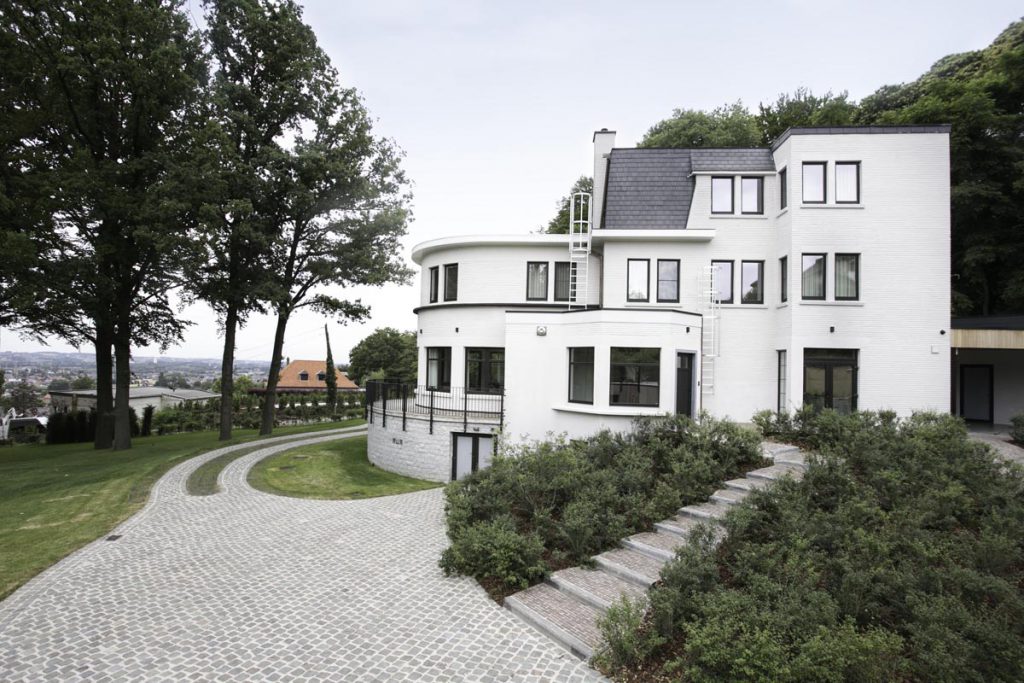 De woning van de buitenkant